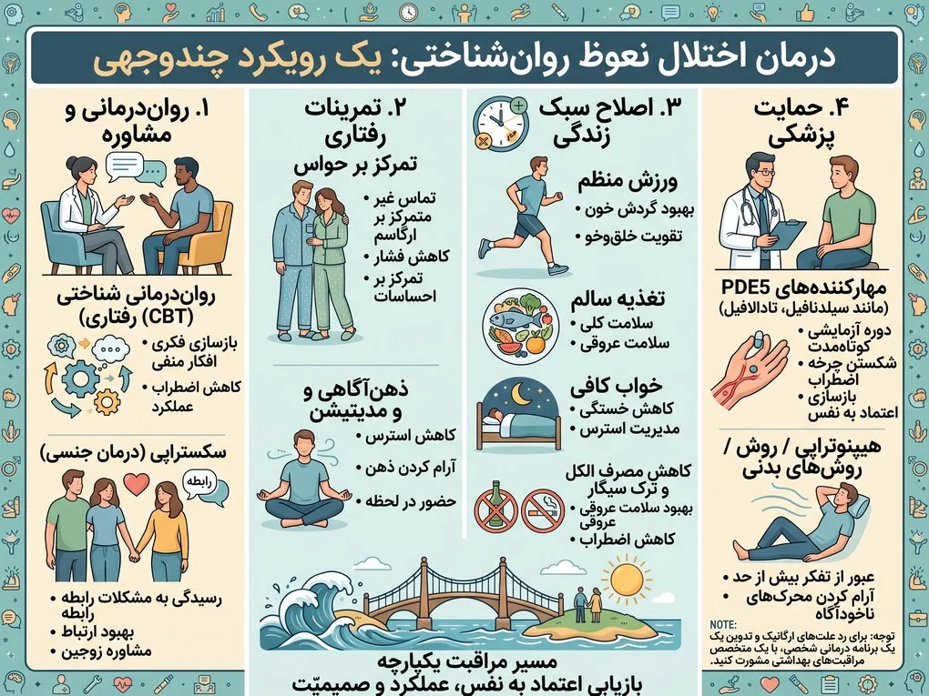 درمان اختلال نعوظ روان شناختی